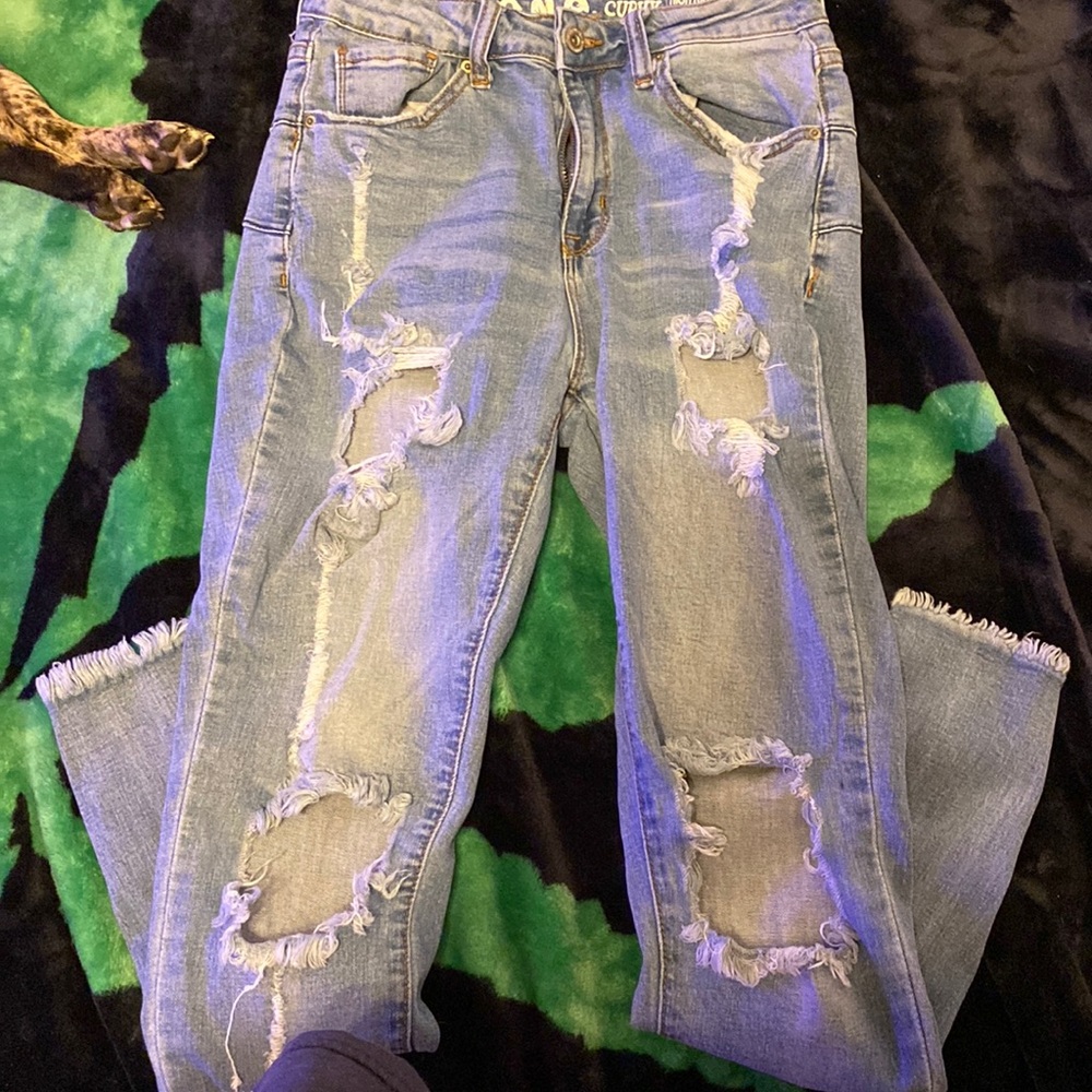 Curvy high waisted jeans in good condition